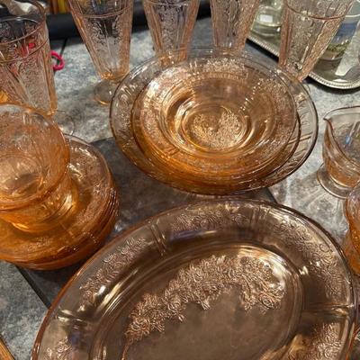Pink Depression glass