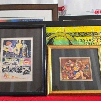 Sale Photo Thumbnail #104: #2172 • (5) Framed Artworks
