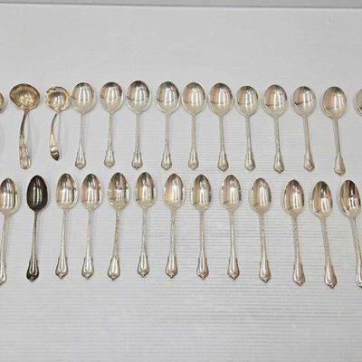 #1919 • (38) Silver Spoons, 1061g
