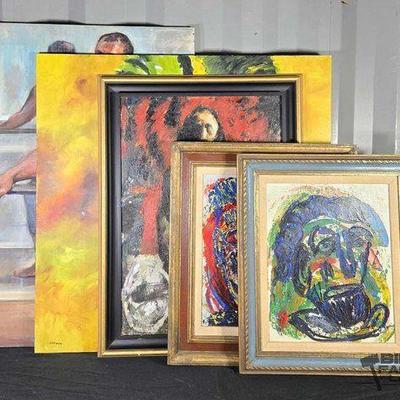 #2208 • (5) Framed Artworks
