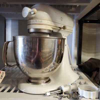 #5206 • Artisan KitchenAid Mixer with Attachments
