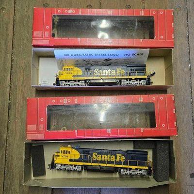 #10106 • (2) Atlas HO Scale Model Train Locomotives
