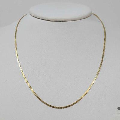 #725 • 14k Yellow Gold Petite Chain Necklace, 4g
