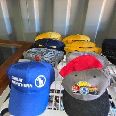 #10550 • (16) Railroad Adjustable Hats
