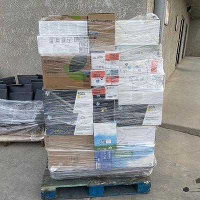 #2518 • Pallet of Printer Toner Cartridges
