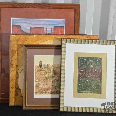 #2236 • (4) Framed Artworks
