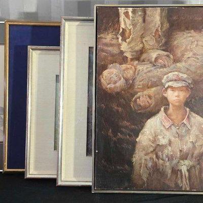 #2226 • (5) Framed Artworks
