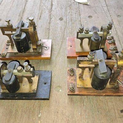 #10558 • (4) Main Line Telegraph Sounders
