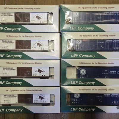 #10122 • (8) LBF Company HO Scale Model Train Locomotives

