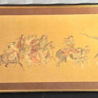 #2232 • Mongolian Art Large Framed Print
