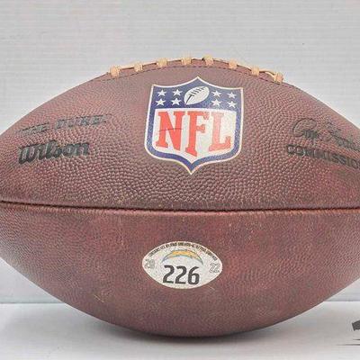 #1876 • 2022 Los Angeles Chargers Game Used Football
