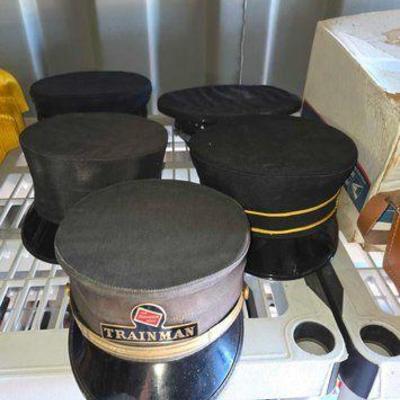 #10552 • (5) Train Conductor Hats

