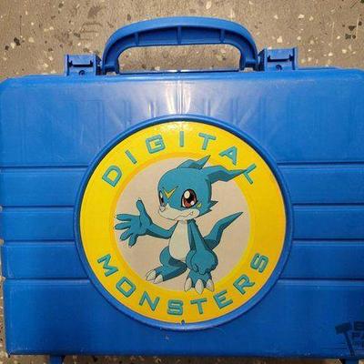 #5556 • Digital Monsters Carrying Case with Legos
