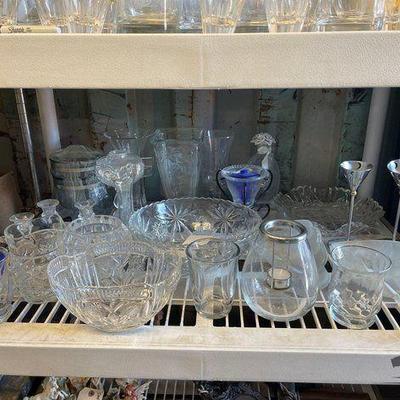 #3900 • Glass Vases, Bowls, Candle Holders and Trays
