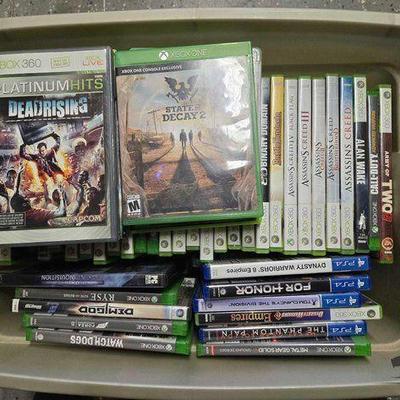 #5514 • Xbox, Xbox 360 and PS4 Video Games
