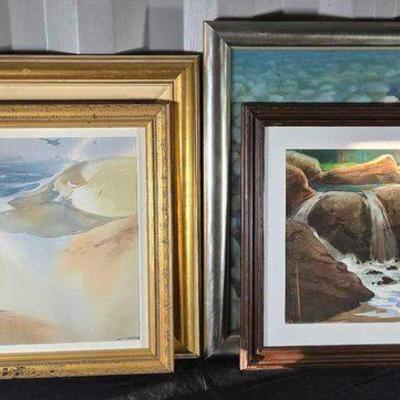 #2204 • (4) Framed Artworks
