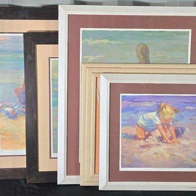 #2244 • (5) Lucelle Raad Signed & Framed Prints
