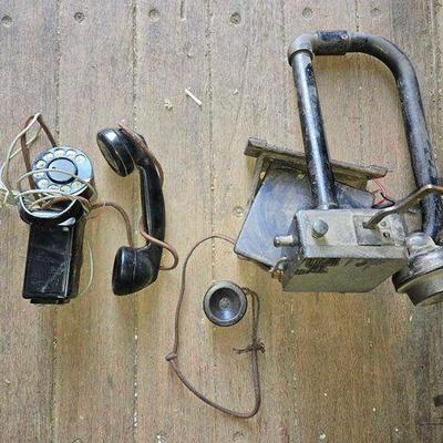#10576 • (2) Antique Telephones
