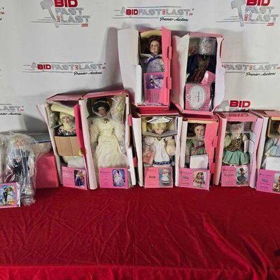 #2282 • (10) Paradise Galleries Treasury Collection Porcelain Dolls
