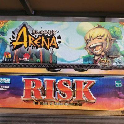 #5504 • Risk and Krosmaster Arena Board Games
