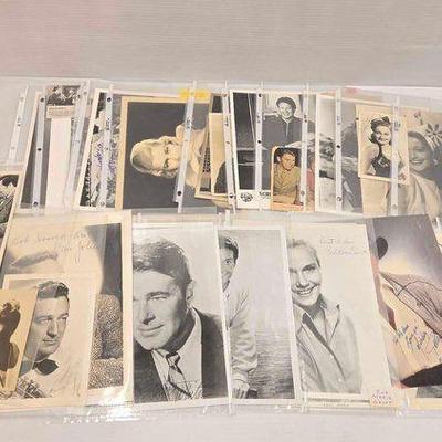 #1969 • (25) Celebrity Photos & Autographs
