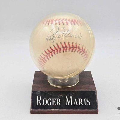 #1808 • Roger Maris Signed Baseball
