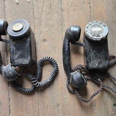 #10580 • Rock Island Telephone & Art Deco Telephone

