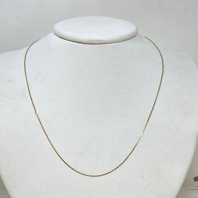 #721 • 14k Yellow Gold Petite Chain, 1g
