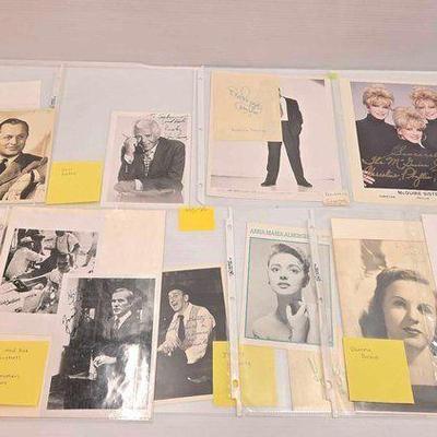 #1965 • Signed Celebrity Photographs
