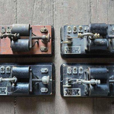#10556 • (4) Telegraph Morse Relay
