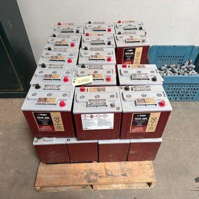 #2050 • Pallet of Trojan TE35 Gel Batteries
