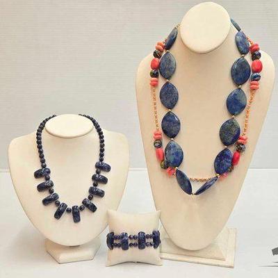#1008 • Solidate, Spiny Oyster Necklaces & Bracelet, 364g
