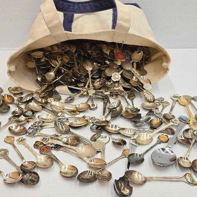 #1959 • Over (100) Collectable Souvenir Spoons
