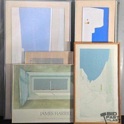 #2238 • (5) James Harrill Signed & Framed Prints
