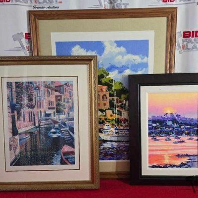 #2158 • (3) Framed Artworks
