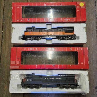 #10098 • (2) Atlas HO Scale Model Train Locomotives
