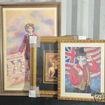 #2210 • (3) Signed Artworks

