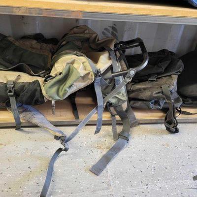 #5618 • Hiking BackPacks and Gym Bag
