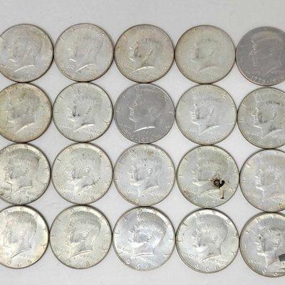 #1419 • (20) 1965-1968 Kennedy Half Dollar Coins

