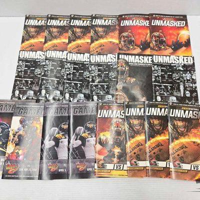 #1882 • (20) Unmasked & Gameday Booklets
