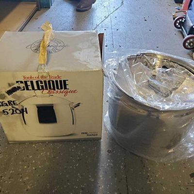#5204 • Belgique Classique 20Qt Stainless Steel Stockpot
