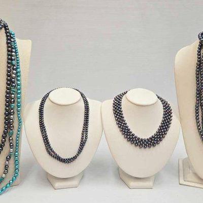 #1038 • (7) Pearl Necklaces, 626g
