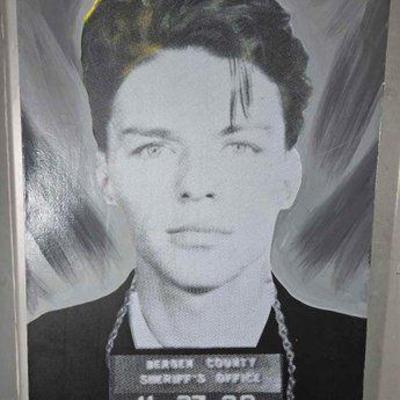 #2211 • "Sinatra Mugshots" Signed Steve Kaufman Hand Embellished Si...
