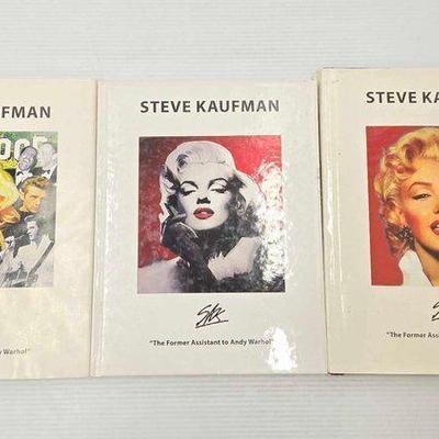 #1892 • (3) Steve Kaufman "The Former Assistant to Any Warhol" Books
