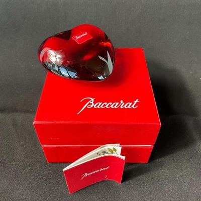 Baccarat red heart