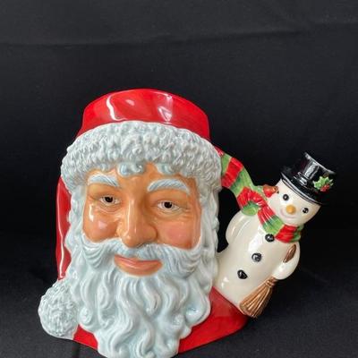 Royal Doulton Character Jug ‘ Santa With Snowman ‘ Limited Edition 71/500