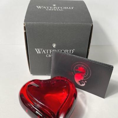 Red Waterford Heart