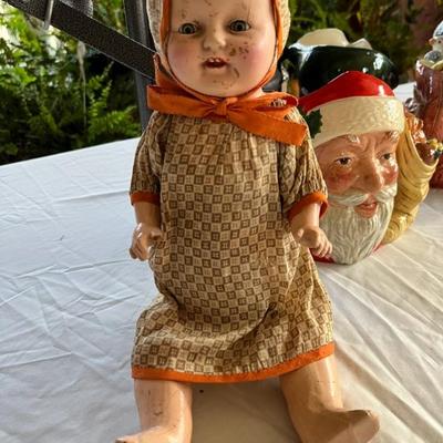 Antique Vanta Baby by Amberg doll, Germany