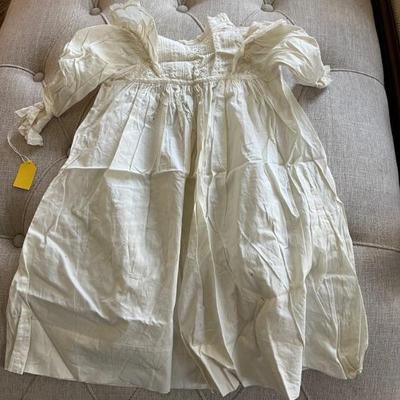 Antique christening gowns, baby dresses and robes
