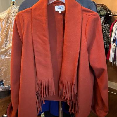 Designer clothing—sizes 2-6, some 8s; designer shoes, incl. Ferraegamo and Prada, sizes 9M-10M, vintage furs, fun tees, fancy golf shirts...